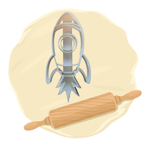 Keksausstecher "Rakete"