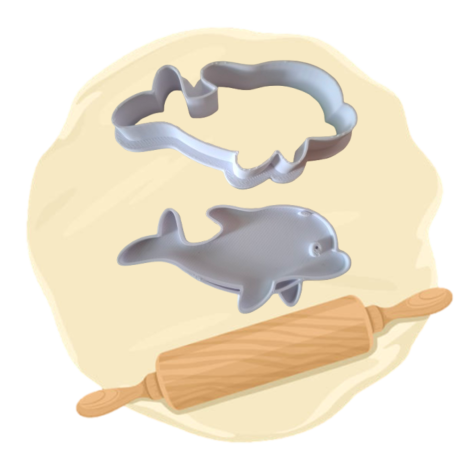 Keksausstecher "Delfin"