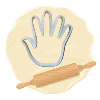 Keksausstecher "Hand"