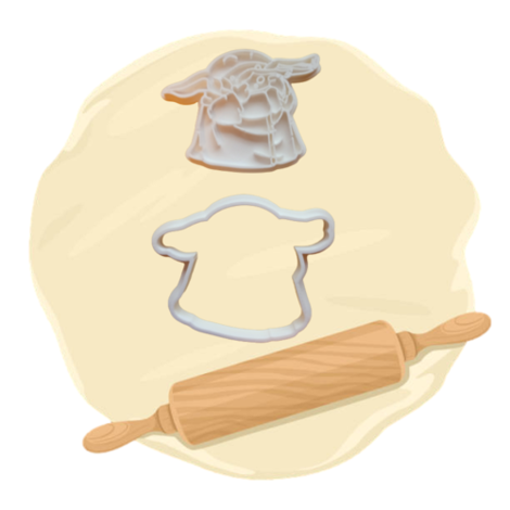 Keksausstecher "Yoda"