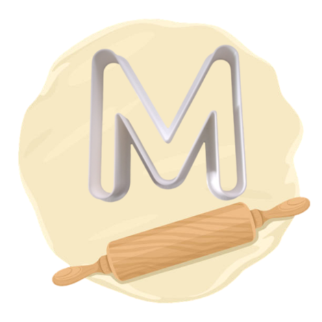 Keksausstecher "Buchstabe M"