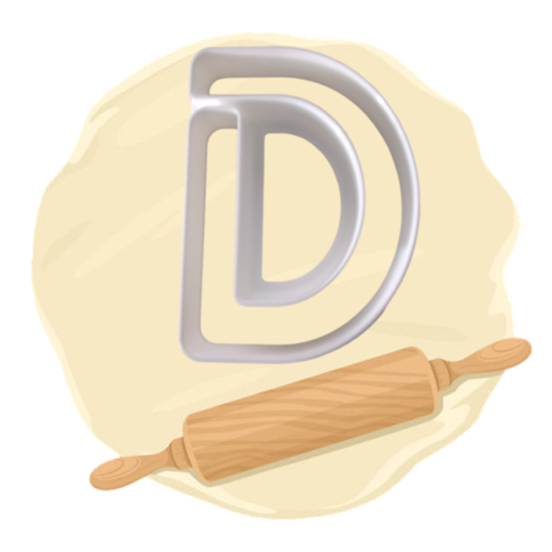 Keksausstecher "Buchstabe D"