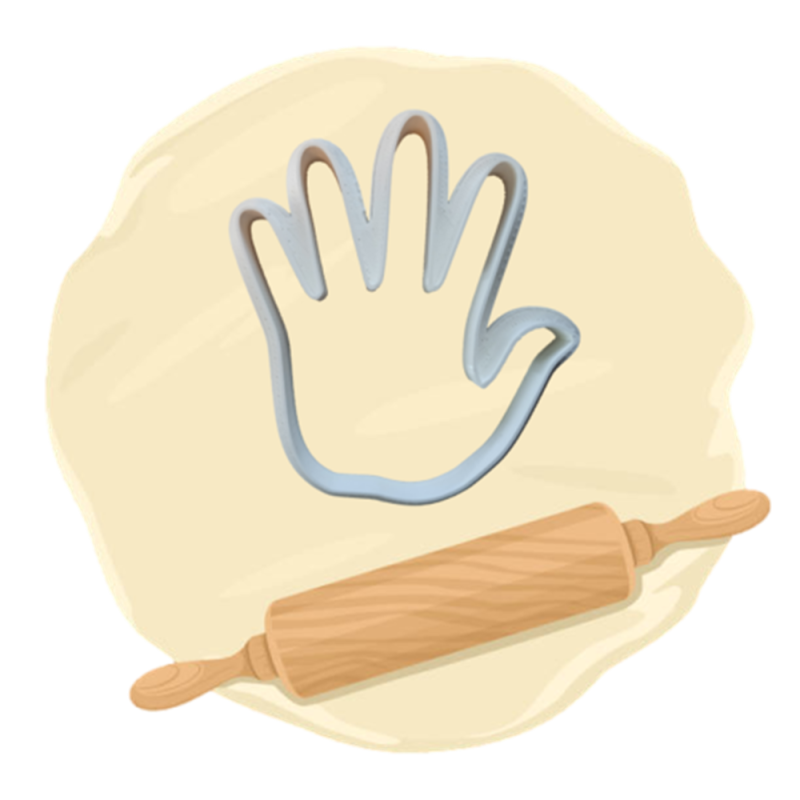 Keksausstecher "Hand"