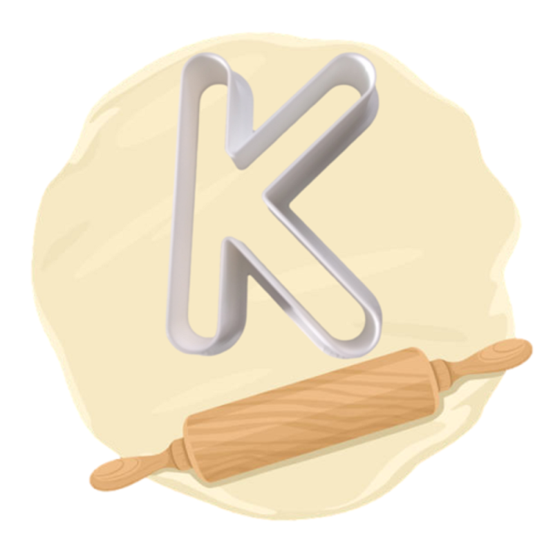 Keksausstecher "Buchstabe K"