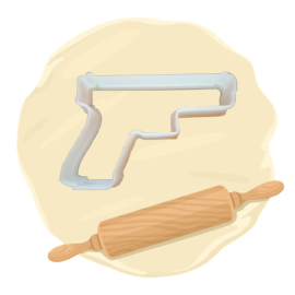 Keksausstecher "Waffe"