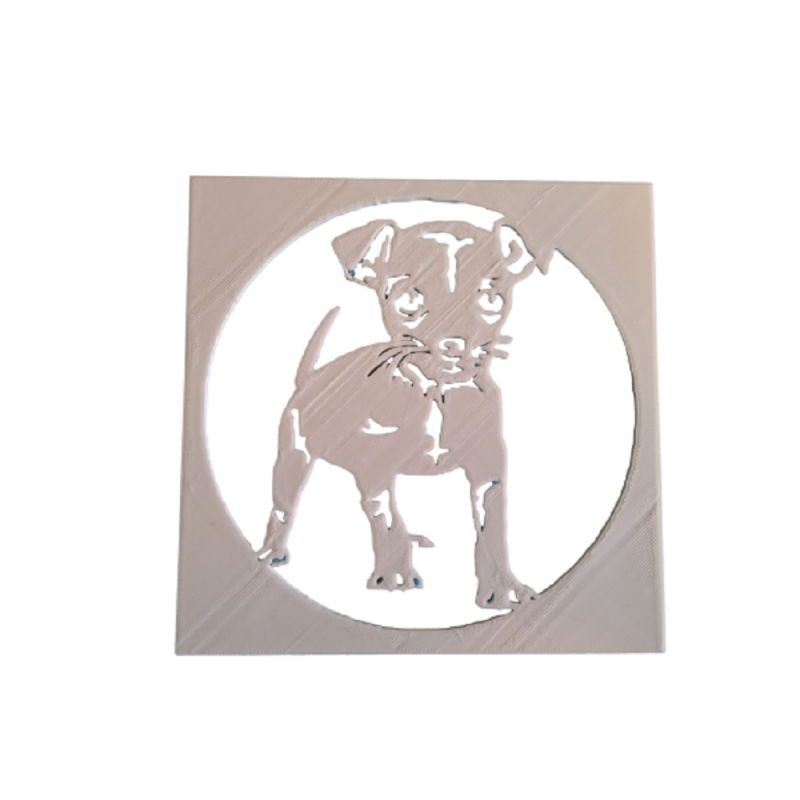 Wandschablone "Hund"