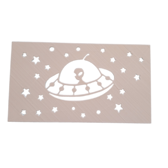 Wandschablone "Alien"