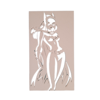 Wandschablone "Batgirl"
