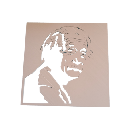 Wandschablone "Einstein"