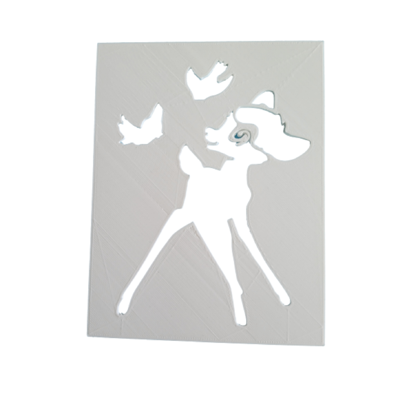 Wandschablone "Bambi"