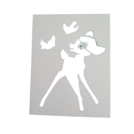 Wandschablone "Bambi"