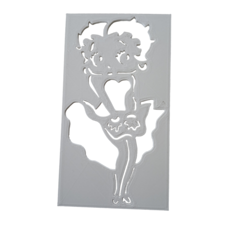 Wandschablone "Betty"