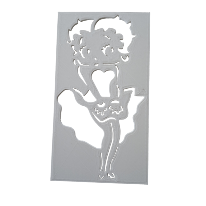 Wandschablone "Betty"