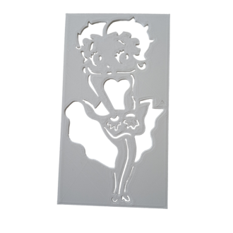 Wandschablone "Betty"