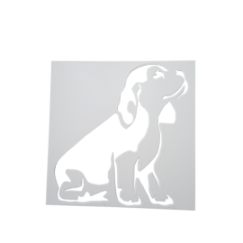 Wandschablone "Beagle"
