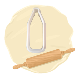 Keksausstecher "Milchflasche"