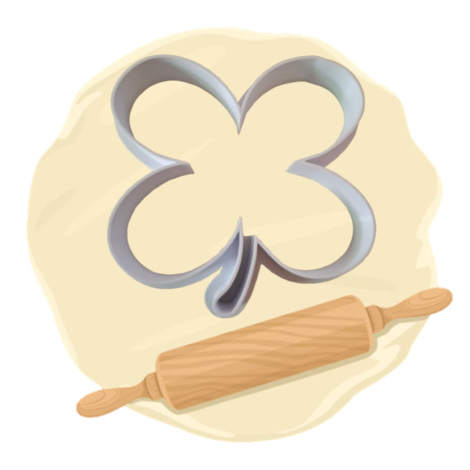 Keksausstecher "Kleeblatt"