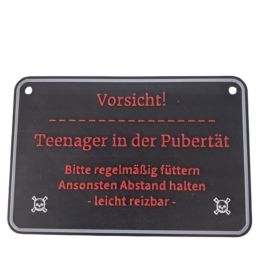 Schild "Teenager"