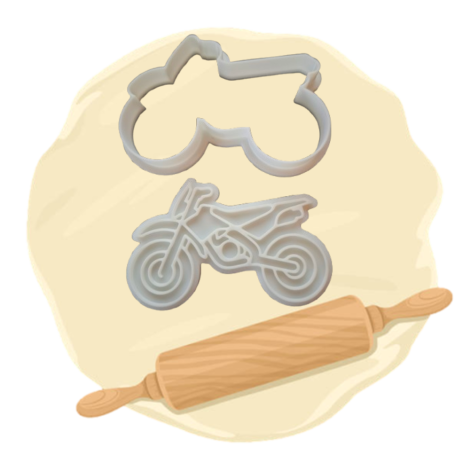 Keksausstecher "Motorrad"