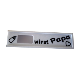 Schokoriegelbox "Du wirst Papa"