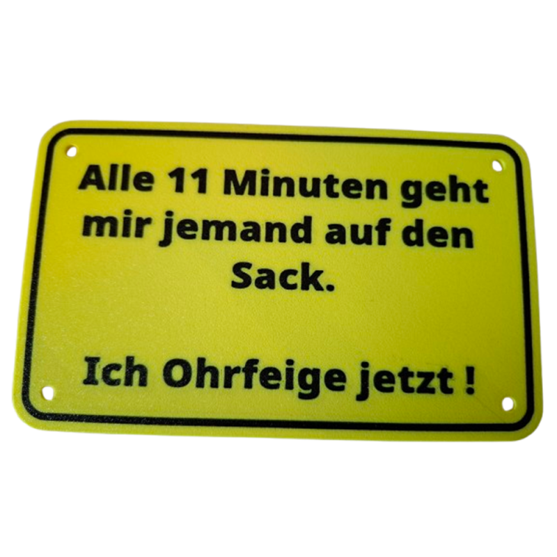 Schild "Auf'm Sack"