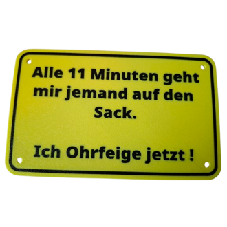 Schild "Auf'm Sack"