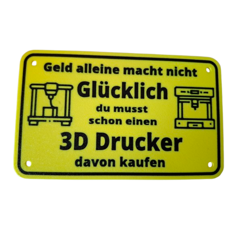 Schild "3D-Drucker"