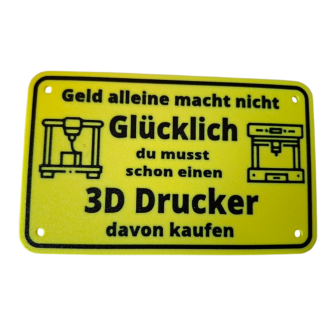 Schild "3D-Drucker"