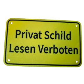 Schild "Privat Schild"